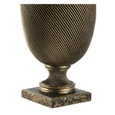 David Hunt Lighting Lattice Table Lamp In Black / Gold, Base Only